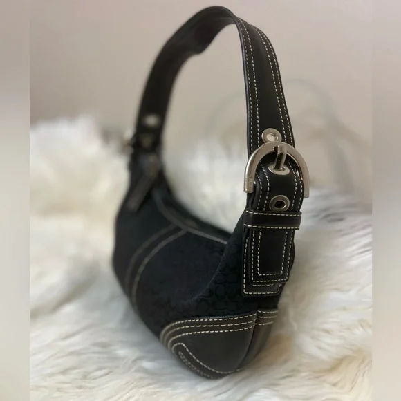 Vintage Coach Signature Logo Shoulder Bag, #2154